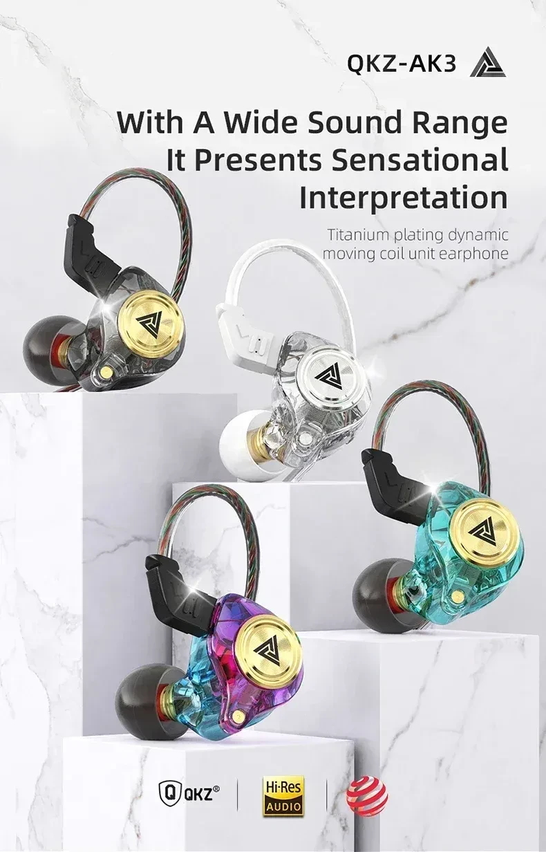 QKZ AK3 FiLe Wired Earphone